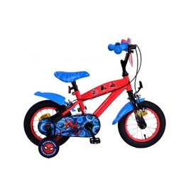 Ultimate Spider-Man Kids bike - Boys - 12 inch - Blue/Red - Two hand brakes