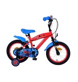 Ultimate Spider-Man Kids bike - Boys - 14 inch - Blue/Red - Two hand brakes