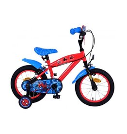 Ultimate Spider-Man Kinderfiets - Jongens - 14 inch - Blauw/Rood - Twee handremmen