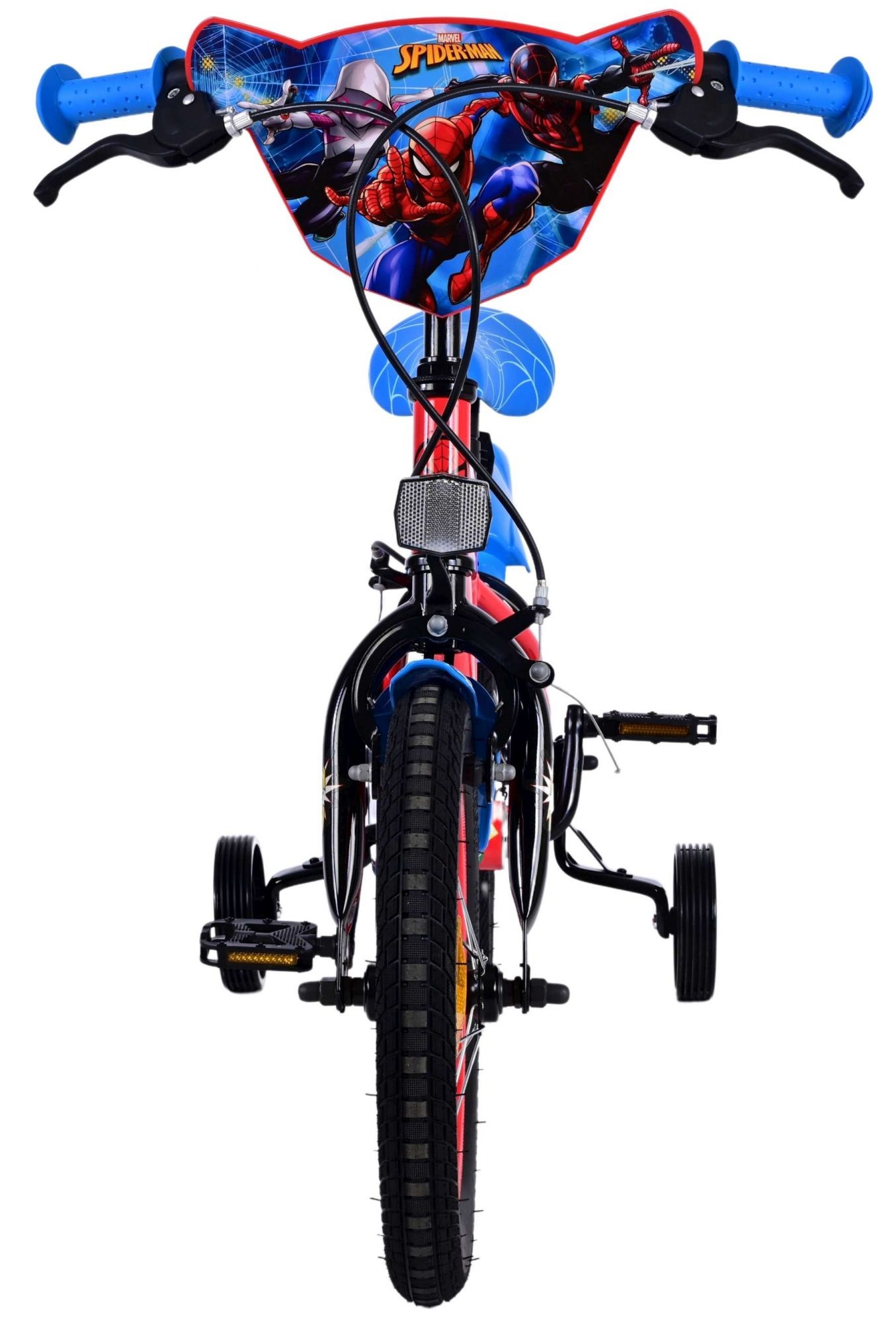 Ultimate Spider-Man Kids bike - Boys - 14 inch - Blue/Red - Two hand brakes