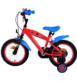 Ultimate Spider-Man Kids bike - Boys - 14 inch - Blue/Red - Two hand brakes