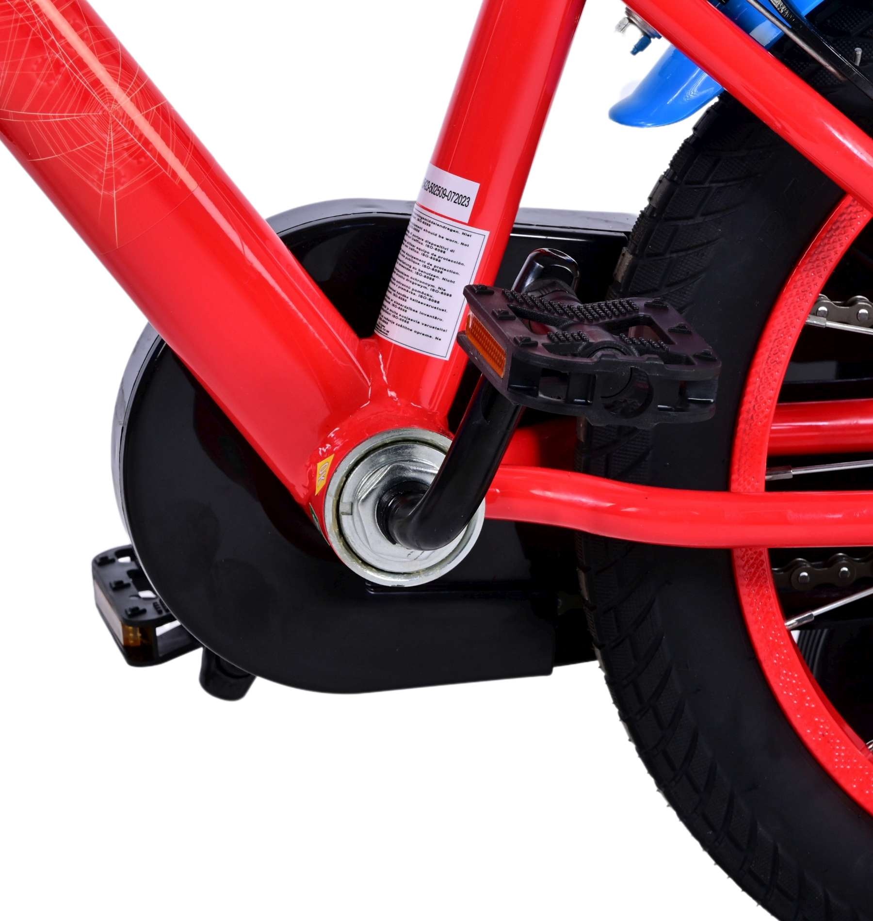 Ultimate Spider-Man Kids bike - Boys - 14 inch - Blue/Red - Two hand brakes