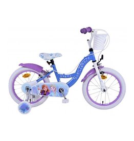 Disney Frozen 2 Kinderfiets - Meisjes - 16 inch - Blauw/Paars - Twee handremmen