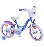 Disney Frozen 2 Kinderfiets - Meisjes - 16 inch - Blauw/Paars - Twee handremmen