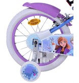 Disney Frozen 2 Kinderfiets - Meisjes - 16 inch - Blauw/Paars - Twee handremmen