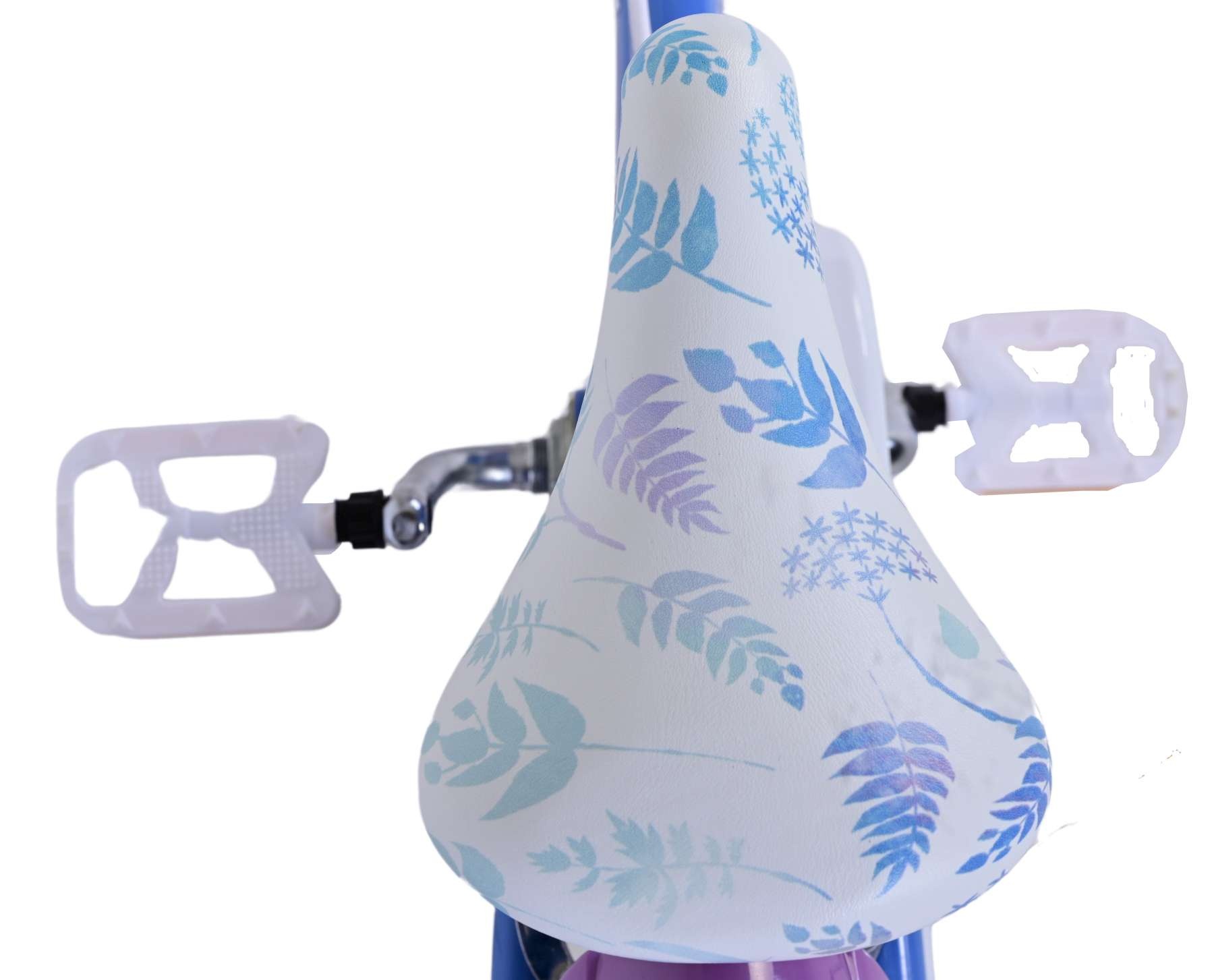 Disney Frozen 2 Kinderfahrrad - Mädchen - 16 Zoll - Blau/Lila - Zweihandbremsen