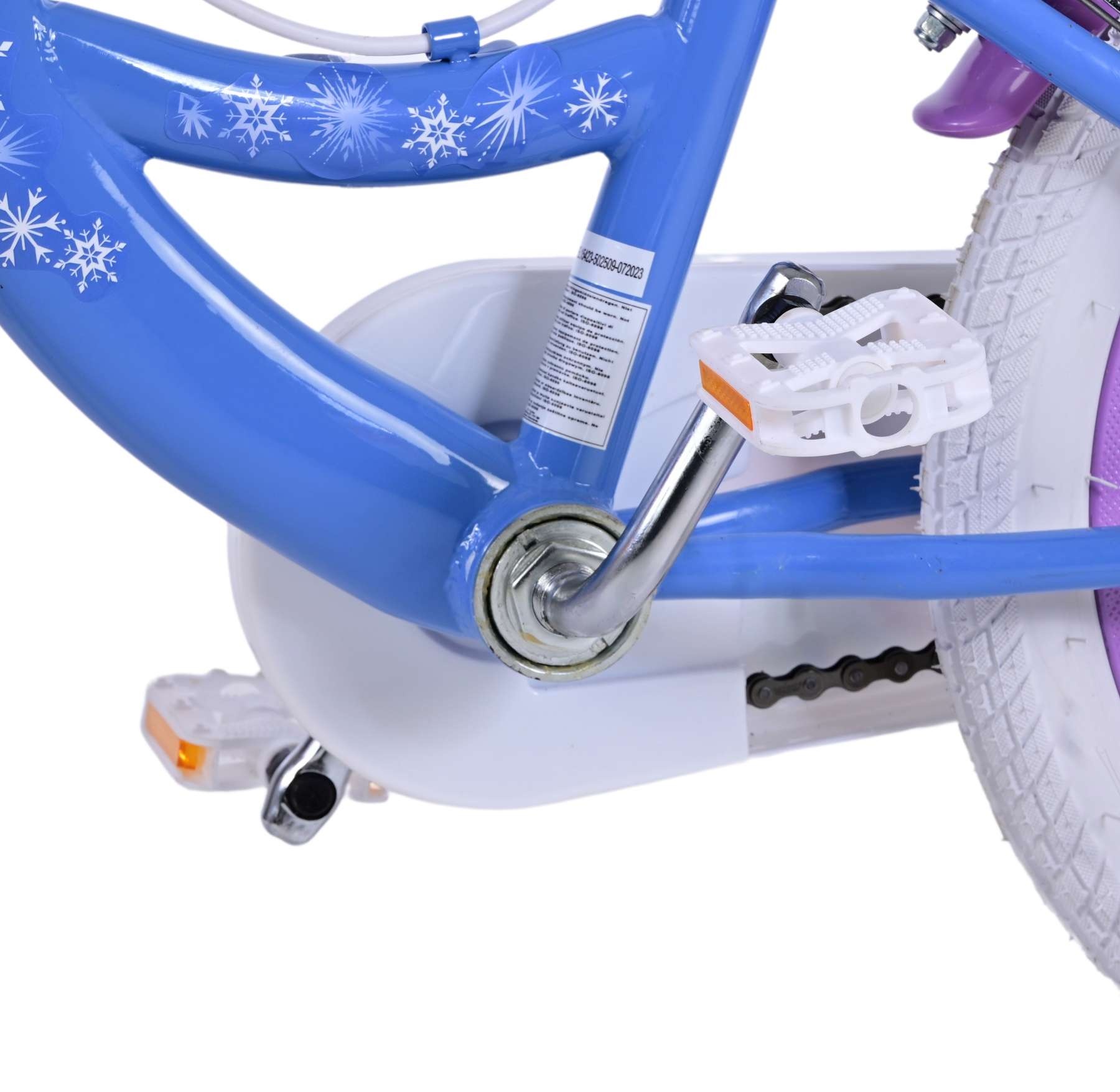 Disney Frozen 2 Kinderfiets - Meisjes - 16 inch - Blauw/Paars - Twee handremmen