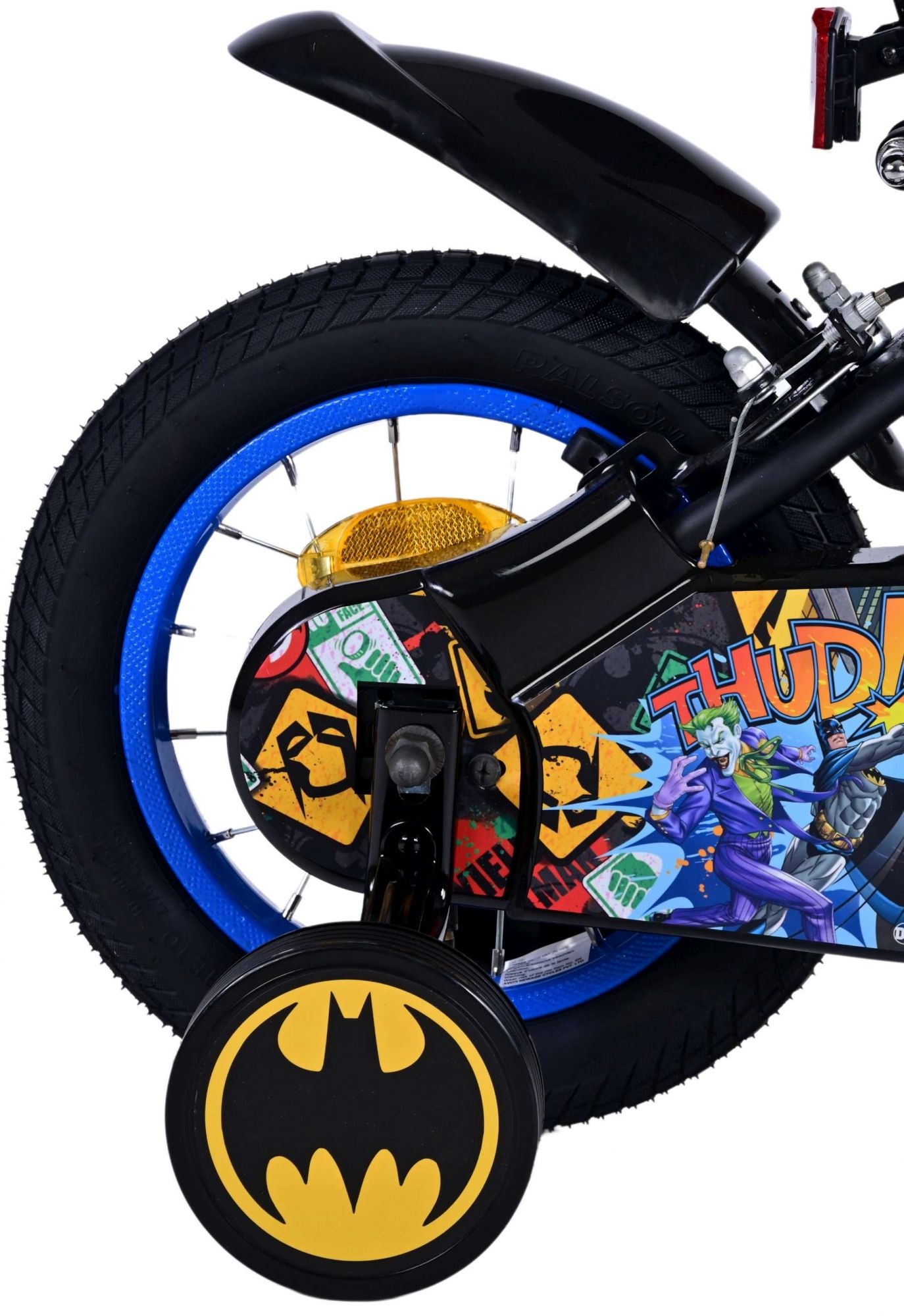 Batman Kids Bike - Boys - 12 inch - Black - Two hand brakes