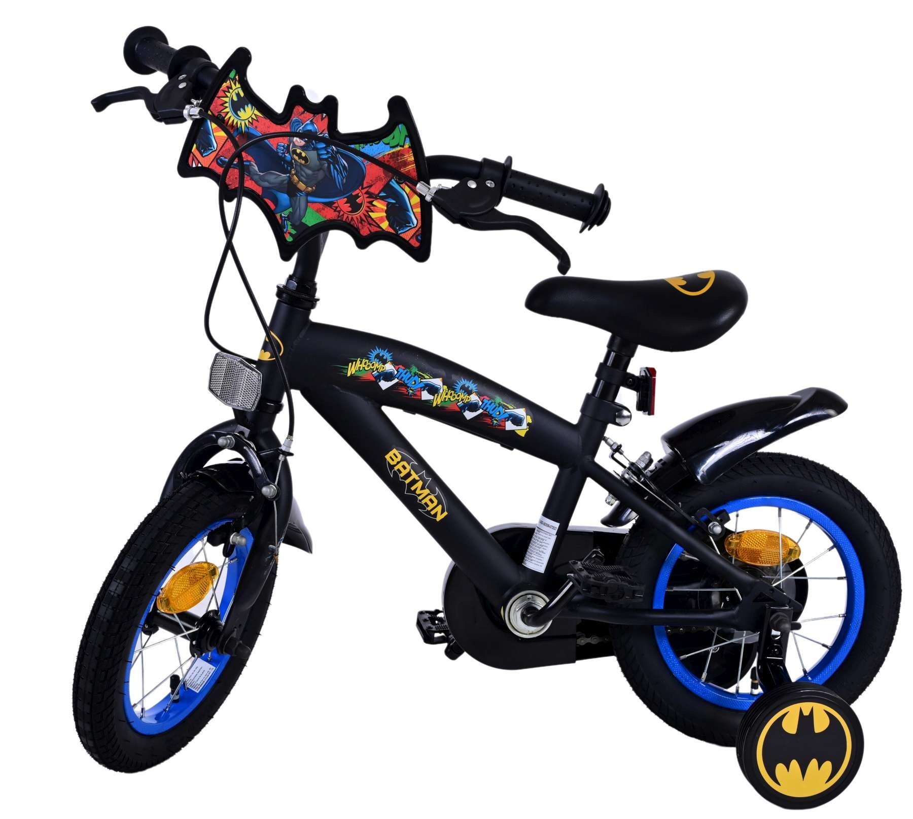 Batman Kids Bike - Boys - 12 inch - Black - Two hand brakes
