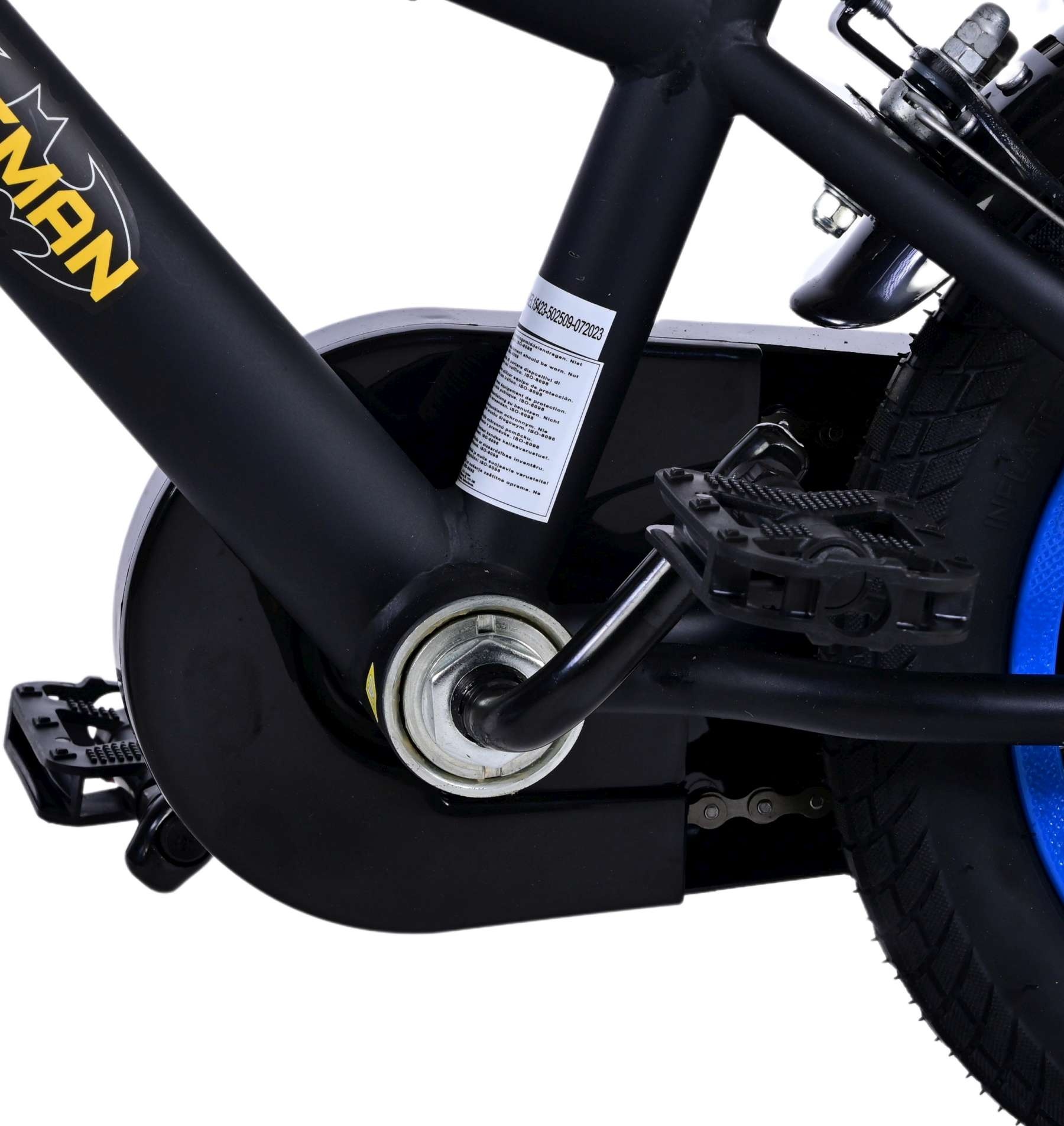 Batman Kids Bike - Boys - 12 inch - Black - Two hand brakes