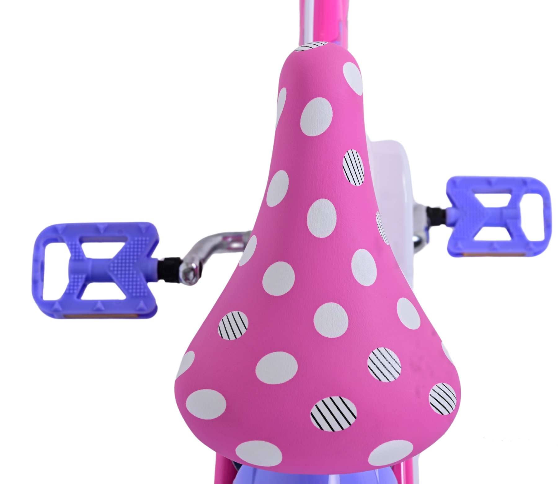 Disney Minnie Kinderfahrrad - Mädchen - 16 Zoll - Rosa - Zweihandbremsen