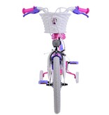Disney Minnie Kinderfahrrad - Mädchen - 16 Zoll - Rosa - Zweihandbremsen