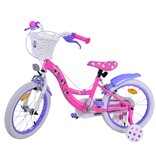 Disney Minnie Kinderfahrrad - Mädchen - 16 Zoll - Rosa - Zweihandbremsen