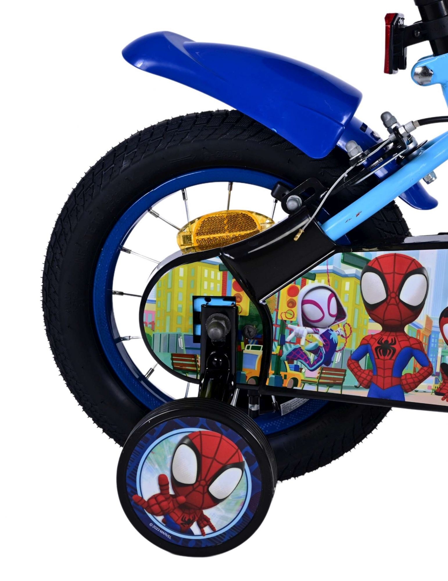 Spidey Children's bike - Boys - 12 inch - Blue - Two hand brakes