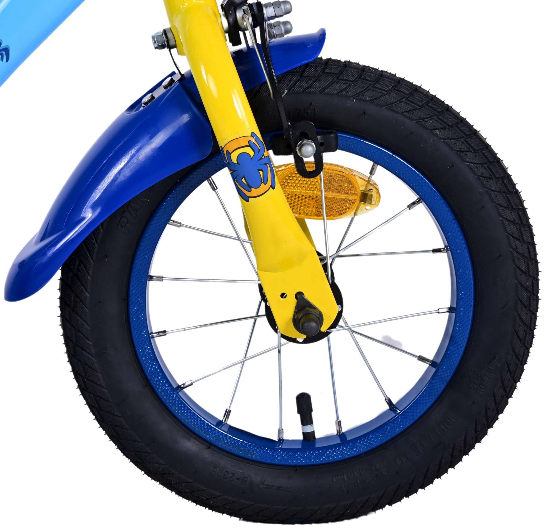 Spidey Children's bike - Boys - 12 inch - Blue - Two hand brakes