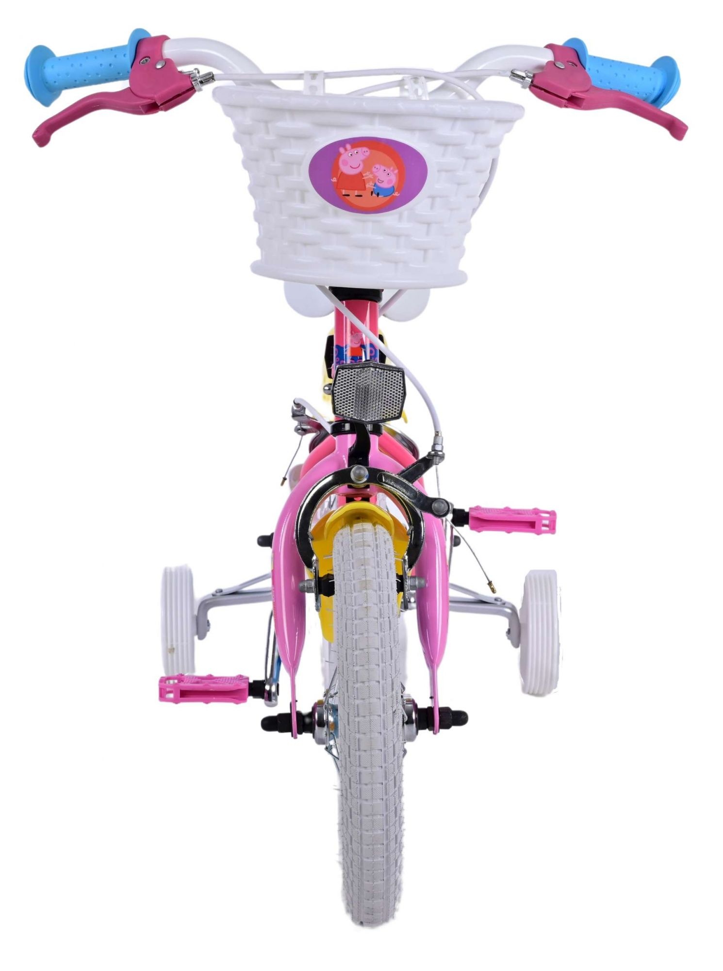 Peppa Pig Children's Bicycle - Girls - 12 inch - Pink - Two handbrakes