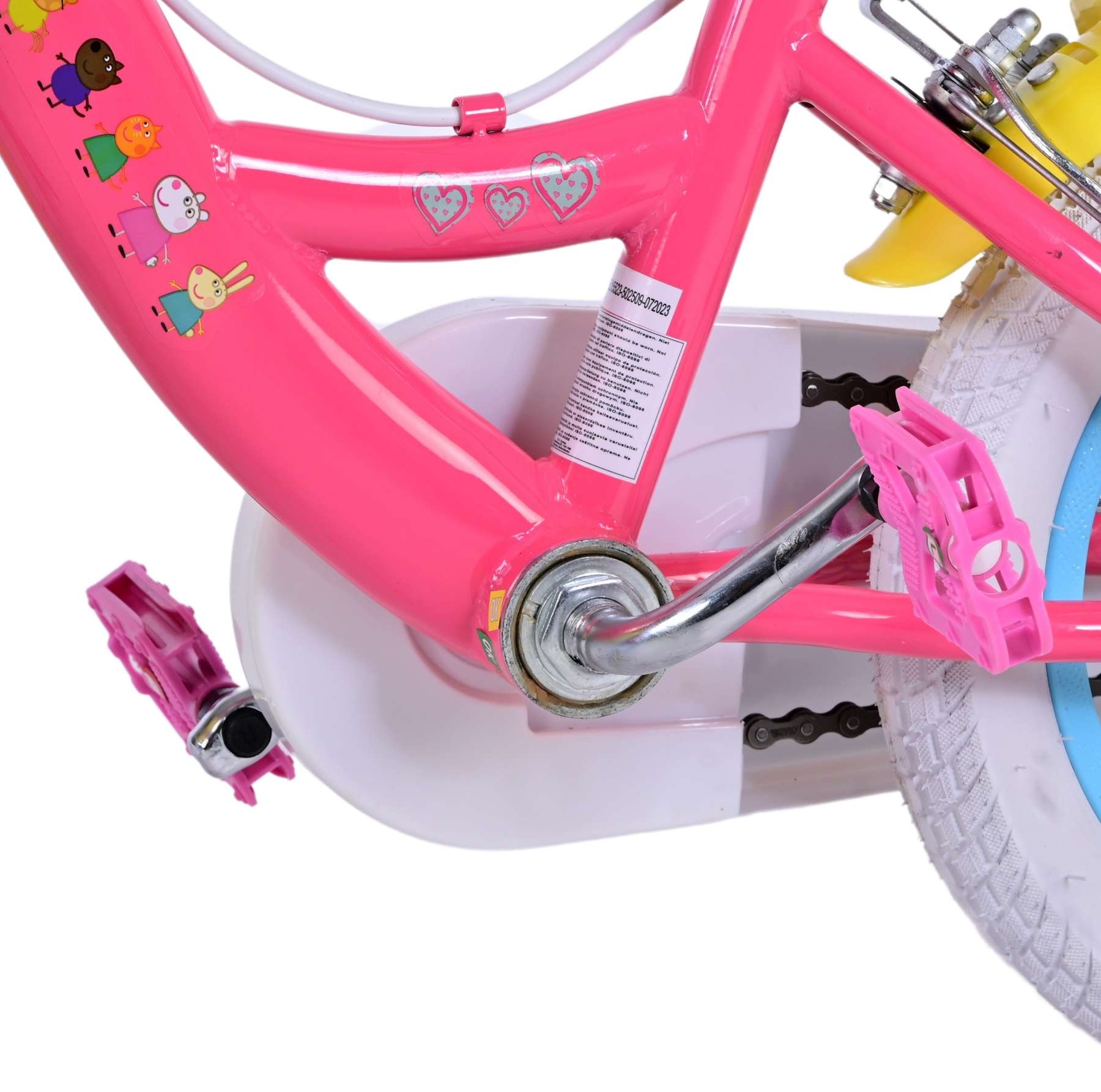 Peppa Pig Children's Bicycle - Girls - 12 inch - Pink - Two handbrakes