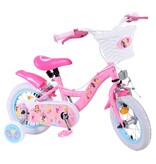Disney Princess Kinderfahrrad - Mädchen - 12 Zoll - Rosa - Zweihandbremsen