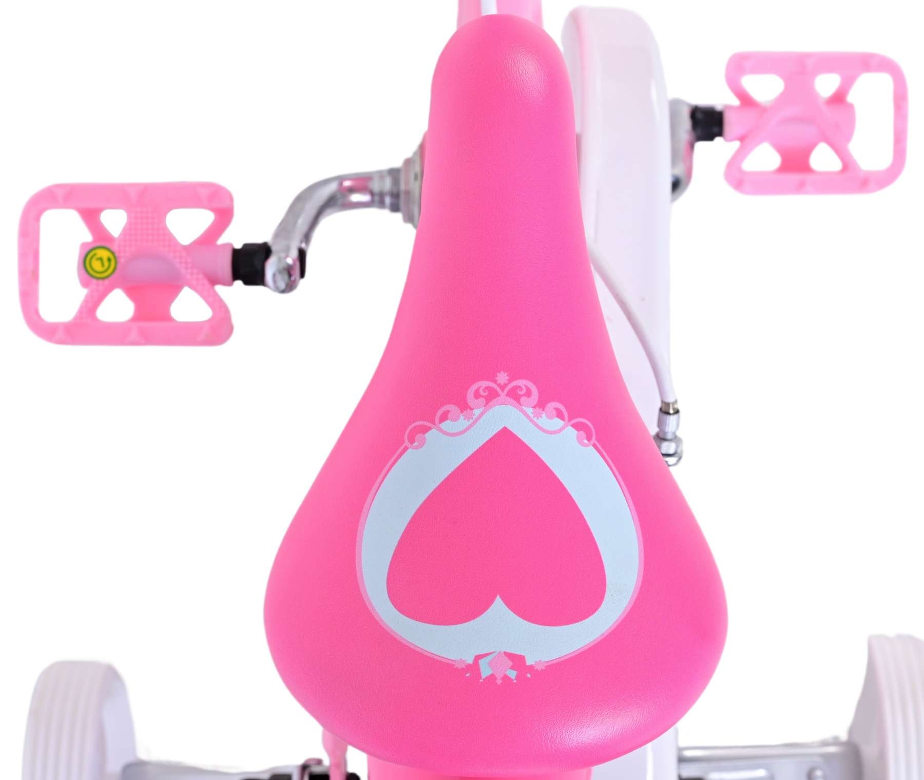 Disney Princess Kinderfahrrad - Mädchen - 12 Zoll - Rosa - Zweihandbremsen