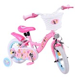 Disney Princess Kinderfahrrad - Mädchen - 12 Zoll - Rosa - Zweihandbremsen