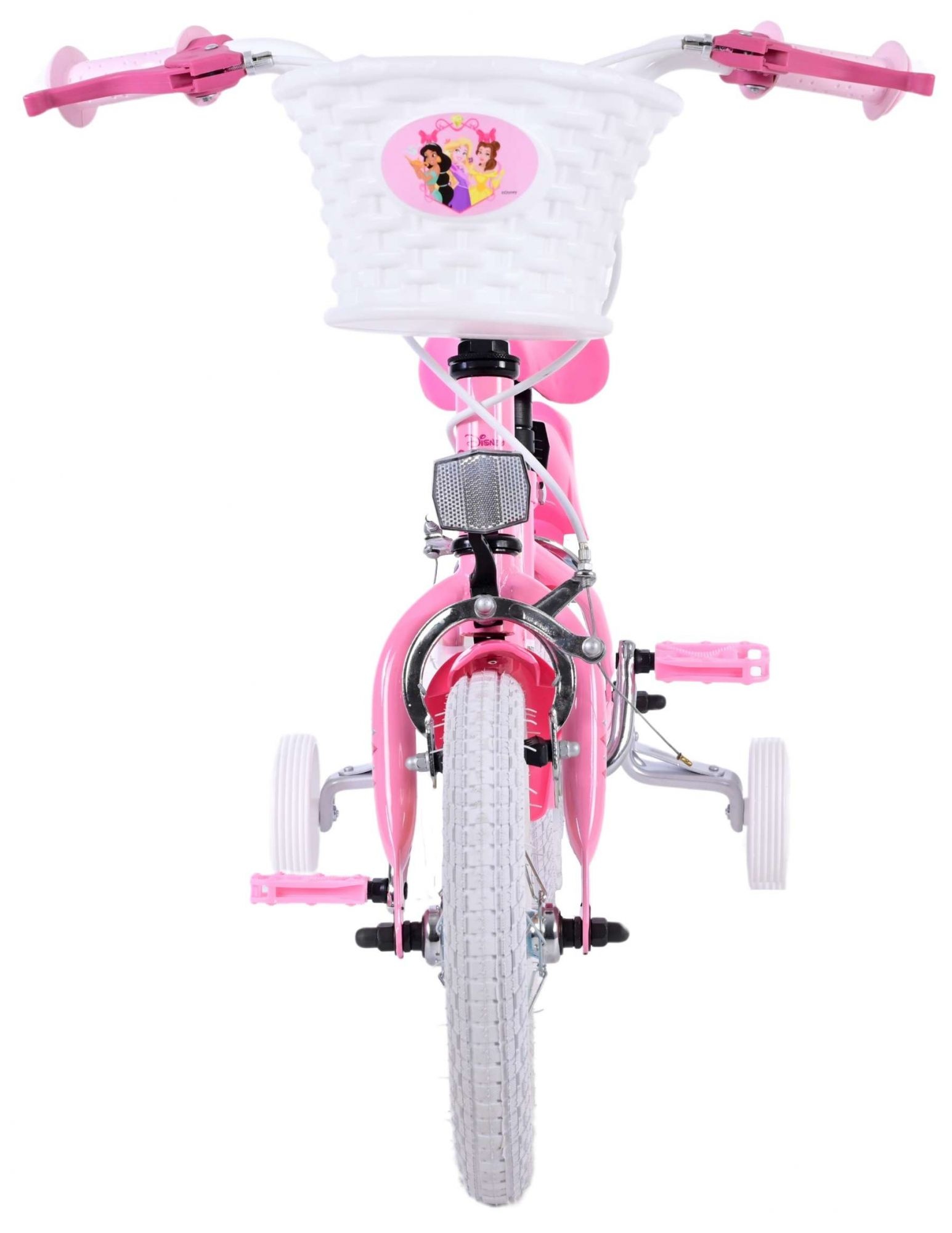 Disney Princess Kinderfahrrad - Mädchen - 12 Zoll - Rosa - Zweihandbremsen