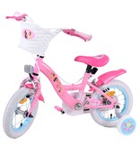 Disney Princess Kinderfahrrad - Mädchen - 12 Zoll - Rosa - Zweihandbremsen