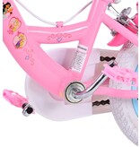Disney Princess Kinderfahrrad - Mädchen - 12 Zoll - Rosa - Zweihandbremsen