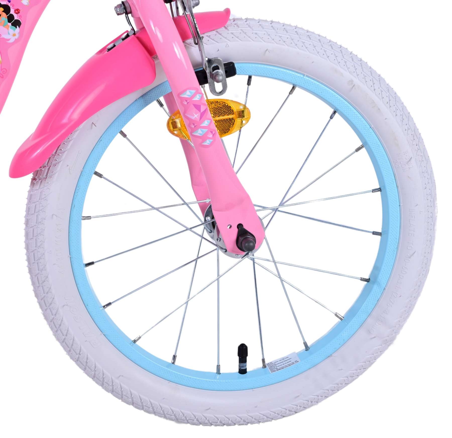 Disney Princess Children's Bicycle - Girls - 16 inch - Pink - Two Hand Brakes
