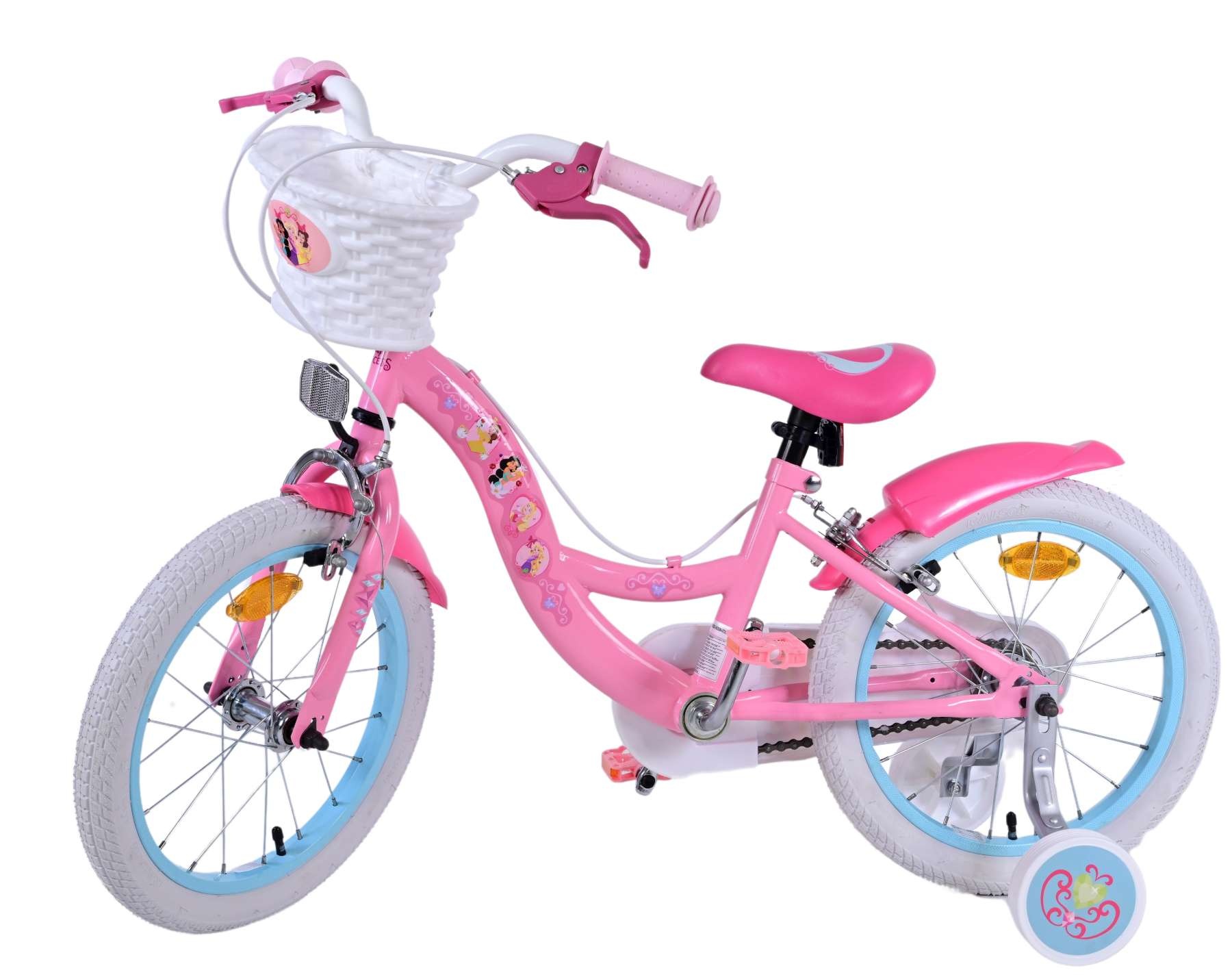 Disney Princess Children's Bicycle - Girls - 16 inch - Pink - Two Hand Brakes
