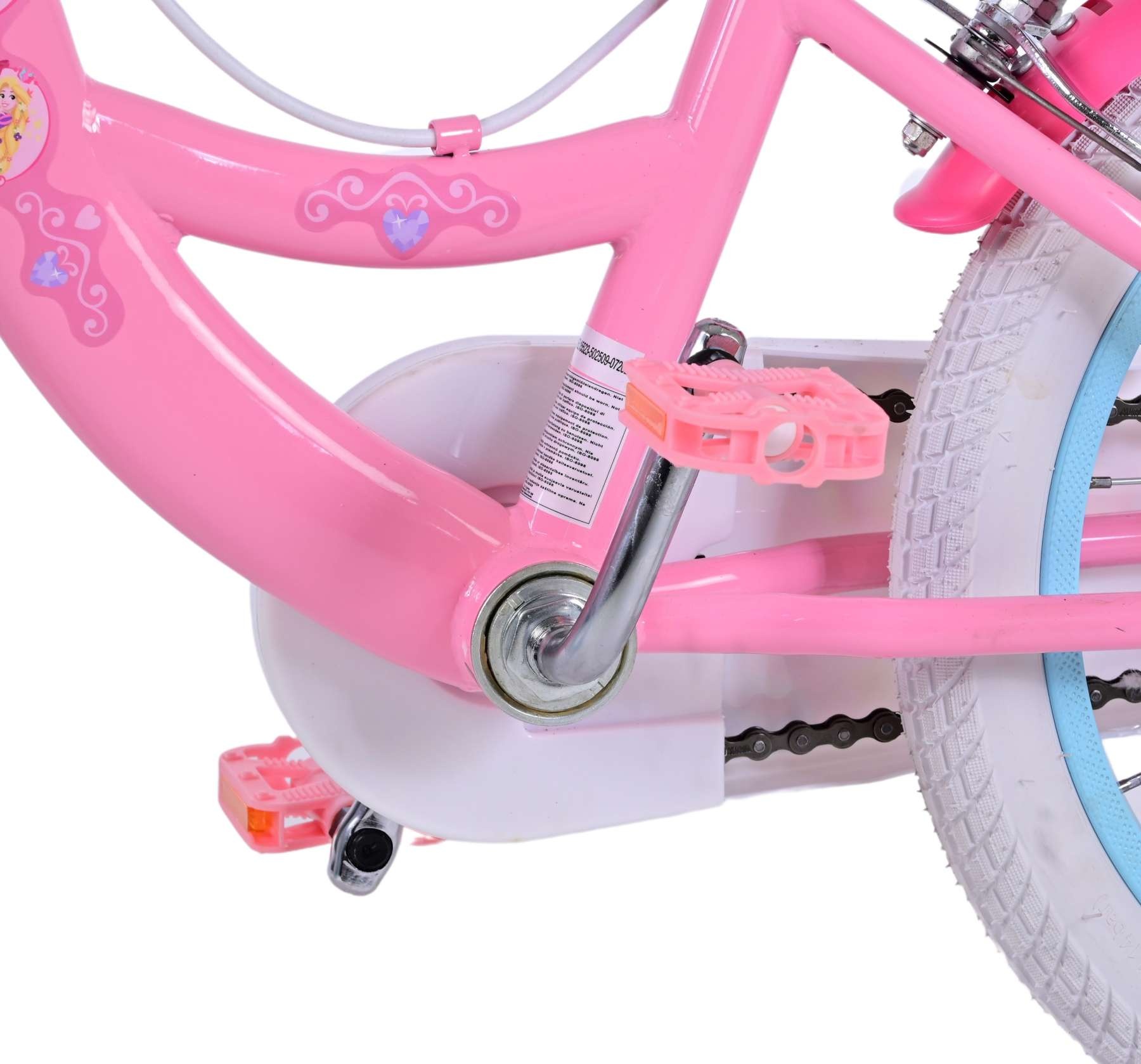 Disney Princess Children's Bicycle - Girls - 16 inch - Pink - Two Hand Brakes