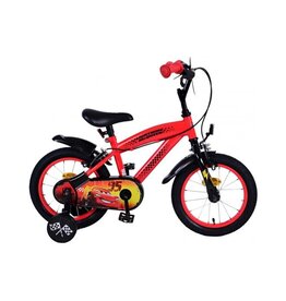 Disney Cars Children's Bicycle - Boys - 14 inch - Red - Two handbrakes