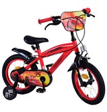 Disney Cars Kinderfahrrad - Jungen - 14 Zoll - Rot - Zwei Handbremsen