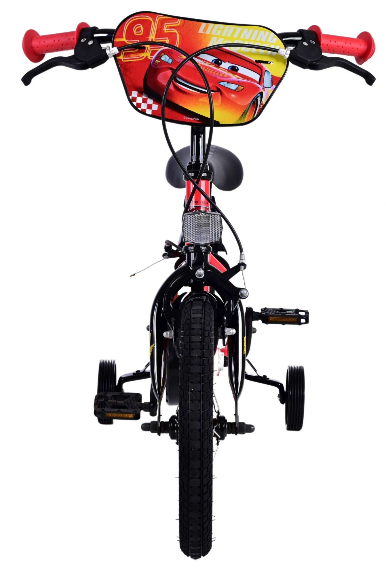 Disney Cars Kinderfahrrad - Jungen - 14 Zoll - Rot - Zwei Handbremsen