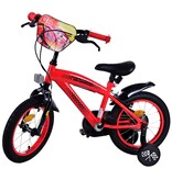Disney Cars Kinderfahrrad - Jungen - 14 Zoll - Rot - Zwei Handbremsen