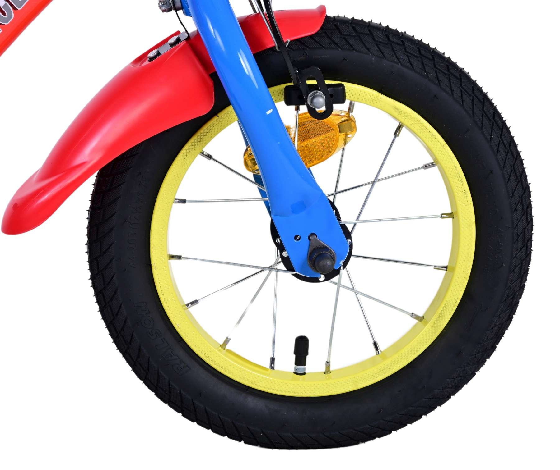 Paw Patrol Kinderfahrrad - Jungen - 12 Zoll - Blau - Zwei handbremsen