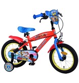 Paw Patrol Kinderfahrrad - Jungen - 14 Zoll - Blau - Zwei handbremsen