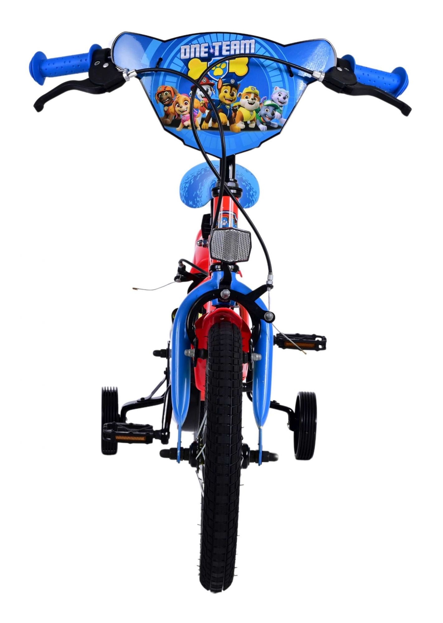 Paw Patrol Kinderfahrrad - Jungen - 14 Zoll - Blau - Zwei handbremsen