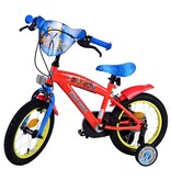Paw Patrol Kinderfahrrad - Jungen - 14 Zoll - Blau - Zwei handbremsen
