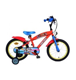 Paw Patrol Kinderfiets - Jongens - 16 inch - Rood - Twee handremmen