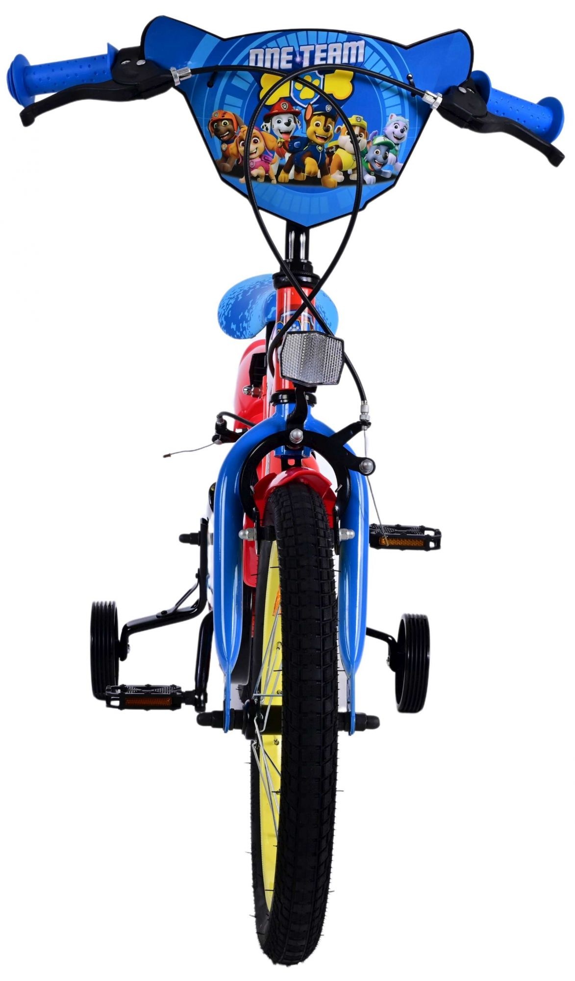 Paw Patrol Kinderfahrrad - Jungen - 16 Zoll - Rot - Zwei Handbremsen