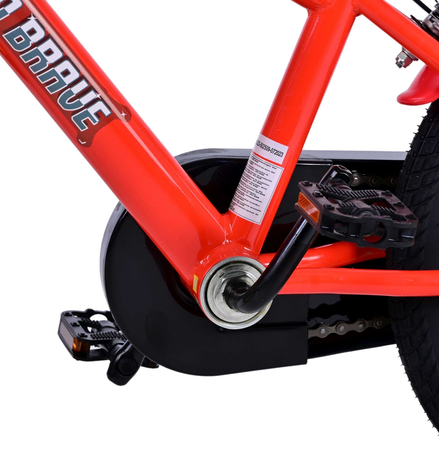 Paw Patrol Kinderfahrrad - Jungen - 16 Zoll - Rot - Zwei Handbremsen