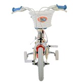 Disney Stitch Kinderfahrrad - Mädchen - 12 Zoll - Zwei Handbremsen - Creme Koralle Blau