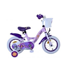 Disney Wish Kinderfahrrad - Mädchen - 12 Zoll - Lila