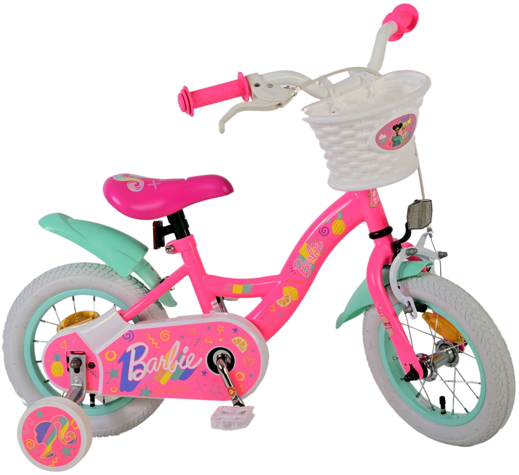 Barbie Children's bike - Girls - 12 inch - Pink