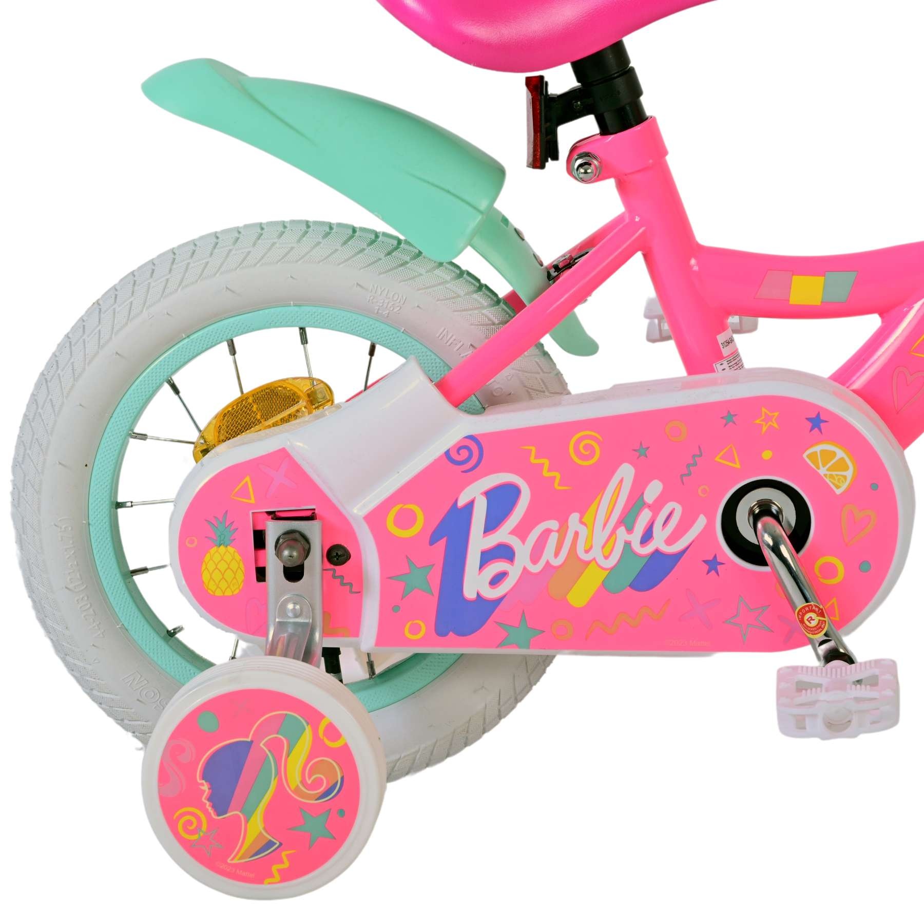 Barbie Children's bike - Girls - 12 inch - Pink