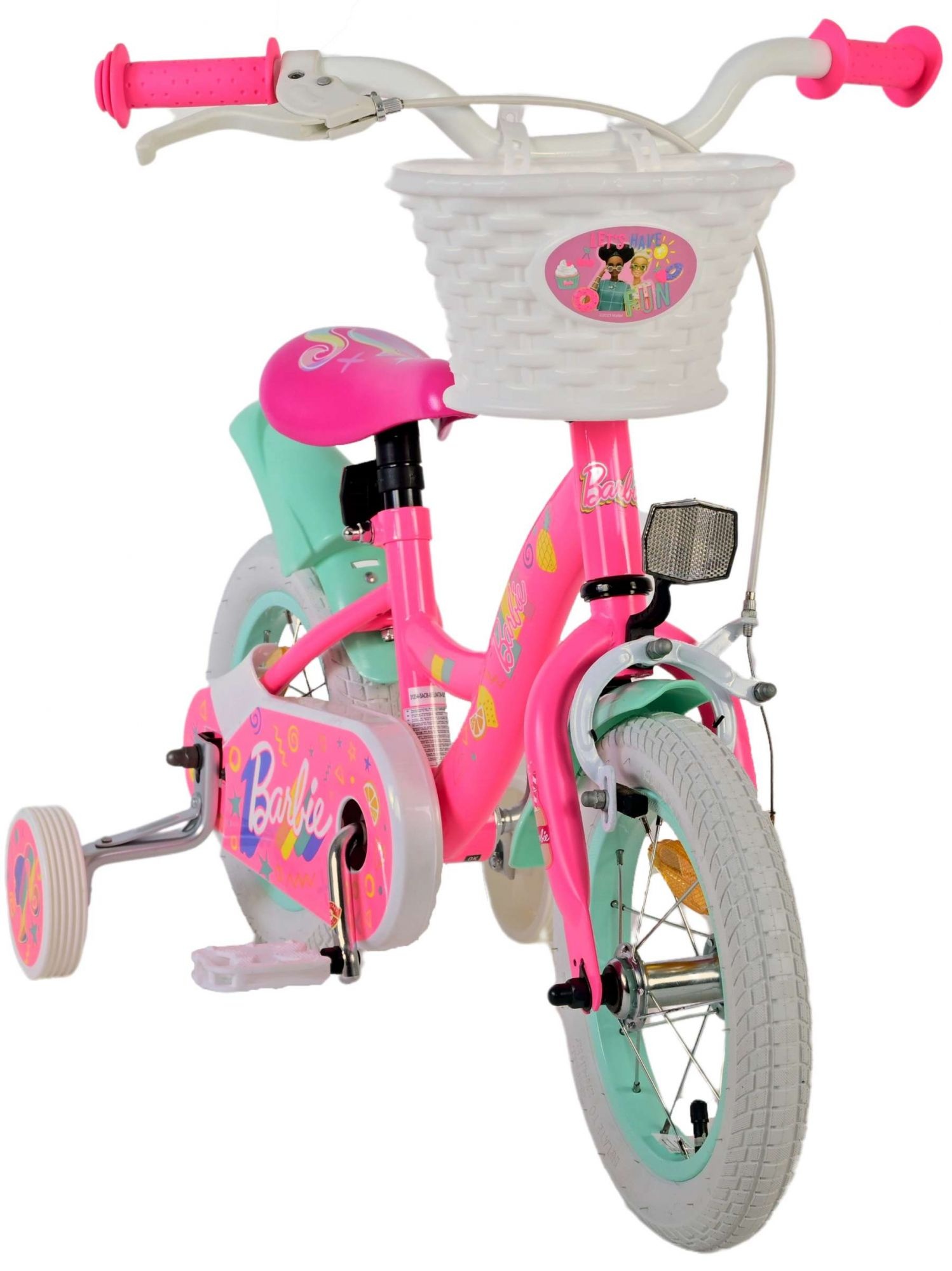 Barbie Children's bike - Girls - 12 inch - Pink