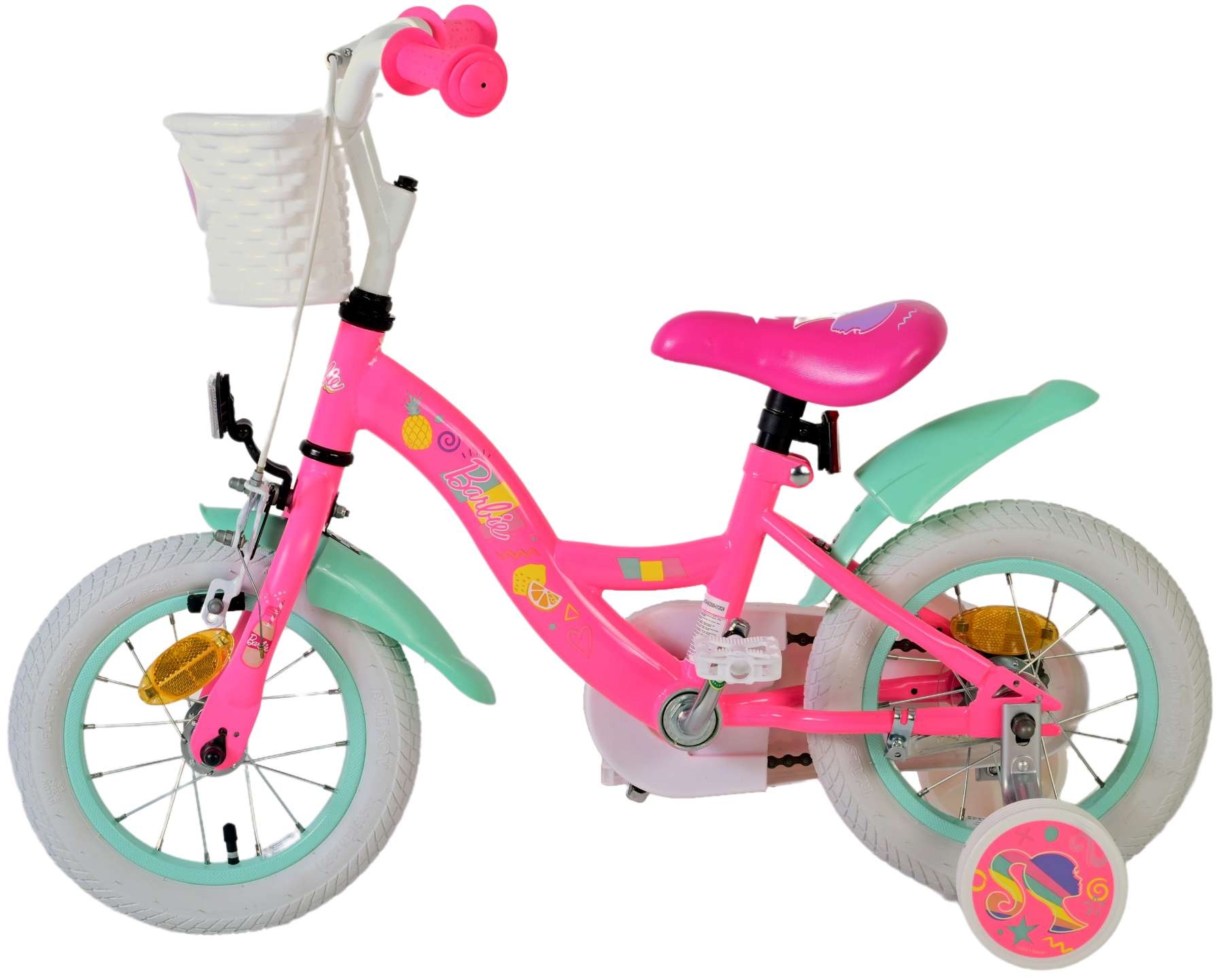 Barbie Children's bike - Girls - 12 inch - Pink