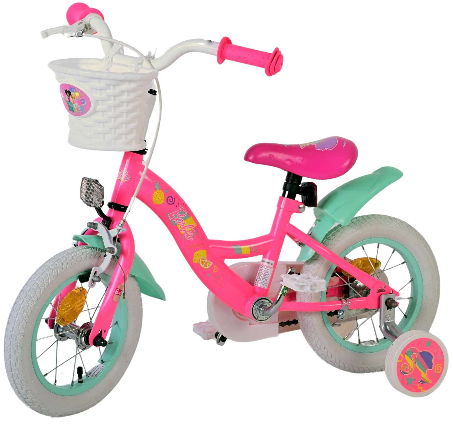 Barbie Children's bike - Girls - 12 inch - Pink