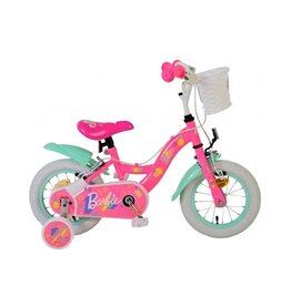 Barbie Kinderfahrrad - Mädchen - 12 Zoll - Rosa - Zweihandbremsen