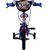 Hot Wheels Kinderfahrrad - Jungen - 12 Zoll - Schwarz Orange Blau - Zweihandbremsen